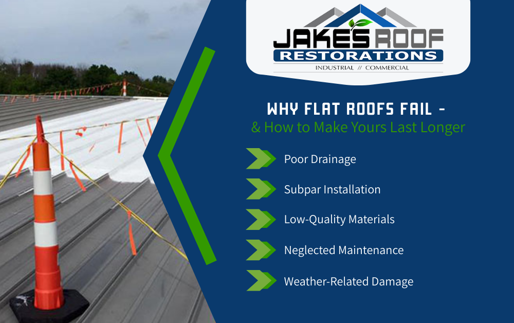 Why Flat Roofs Fail - & How to Make Yours Last Longer Infographic