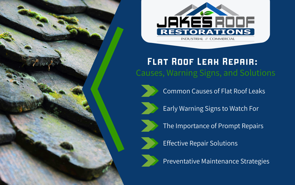 flat roof leak repair