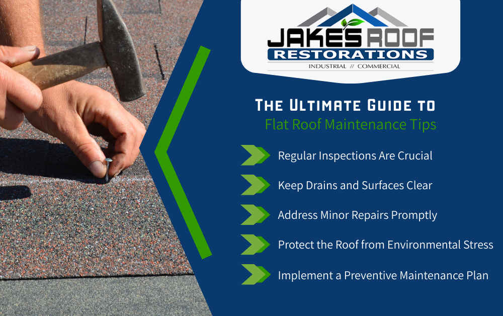 flat roof maintenance tips